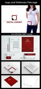GraphicRiver Digital Corner Logo and Corporate Identity