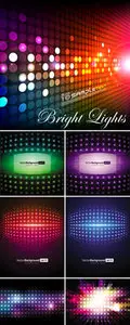 Bright Lights Backgrounds Vector