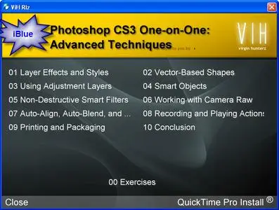 Photoshop CS3 tutorial multimedia