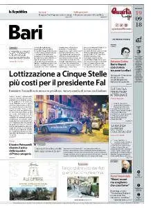 la Repubblica Bari - 19 Settembre 2018