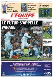 L'Equipe du Mardi, 05. Mars 2013