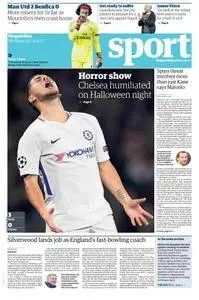 The Guardian Sports supplement  01 November 2017