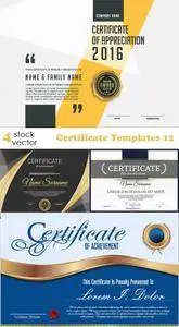 Vectors - Certificate Templates 12