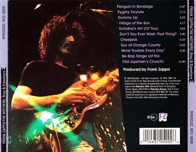 Frank Zappa & The Mothers - Roxy & Elsewhere (1974) {1995 Ryko Remaster Complete Series}