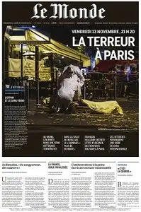 Le Monde du Dimanche 15 et Lundi 16 Novembre 2015