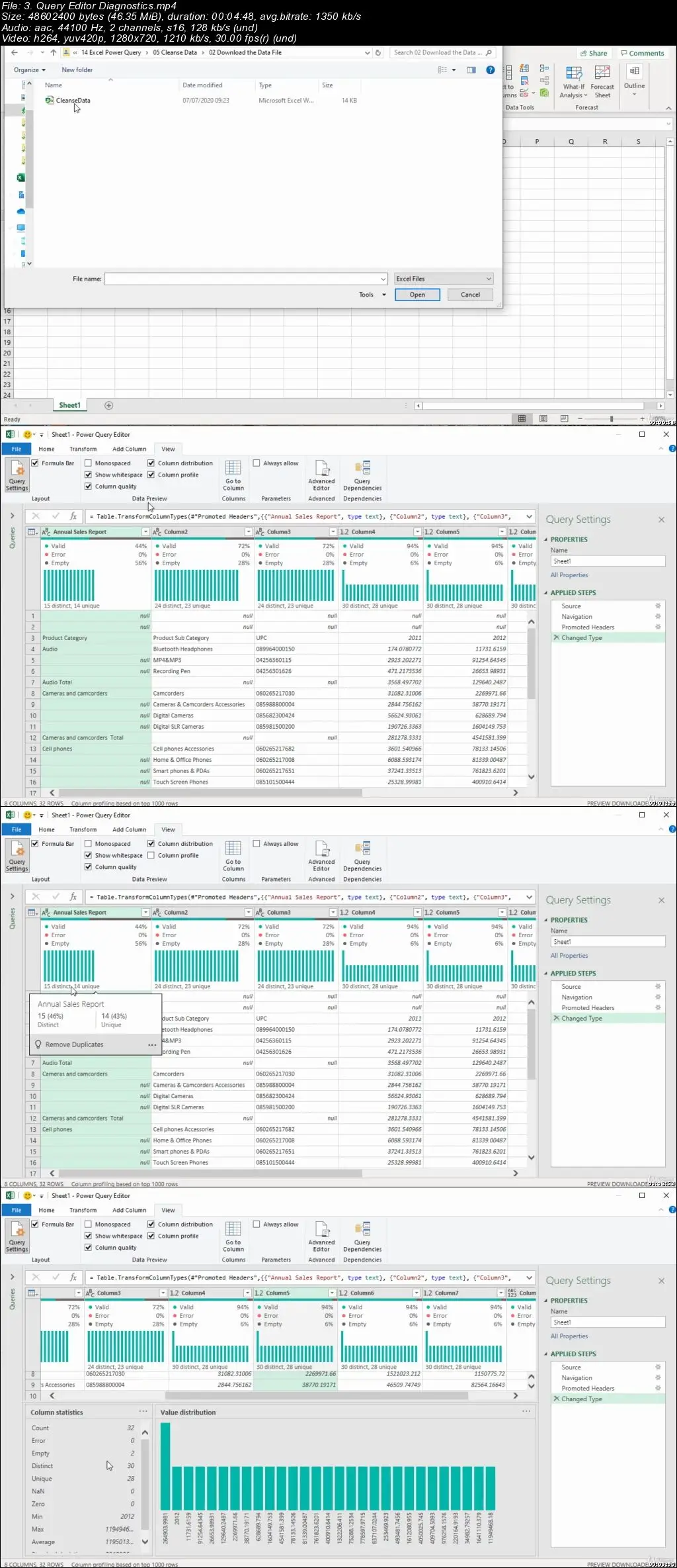 Не найдена таблица excel с именем power query