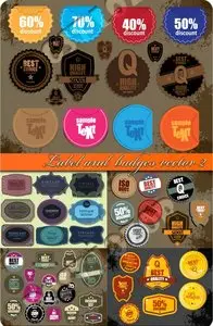 Label and badges vector 2