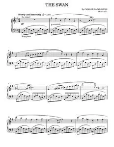 The Swan - Camille Saint Saens (Piano Solo)