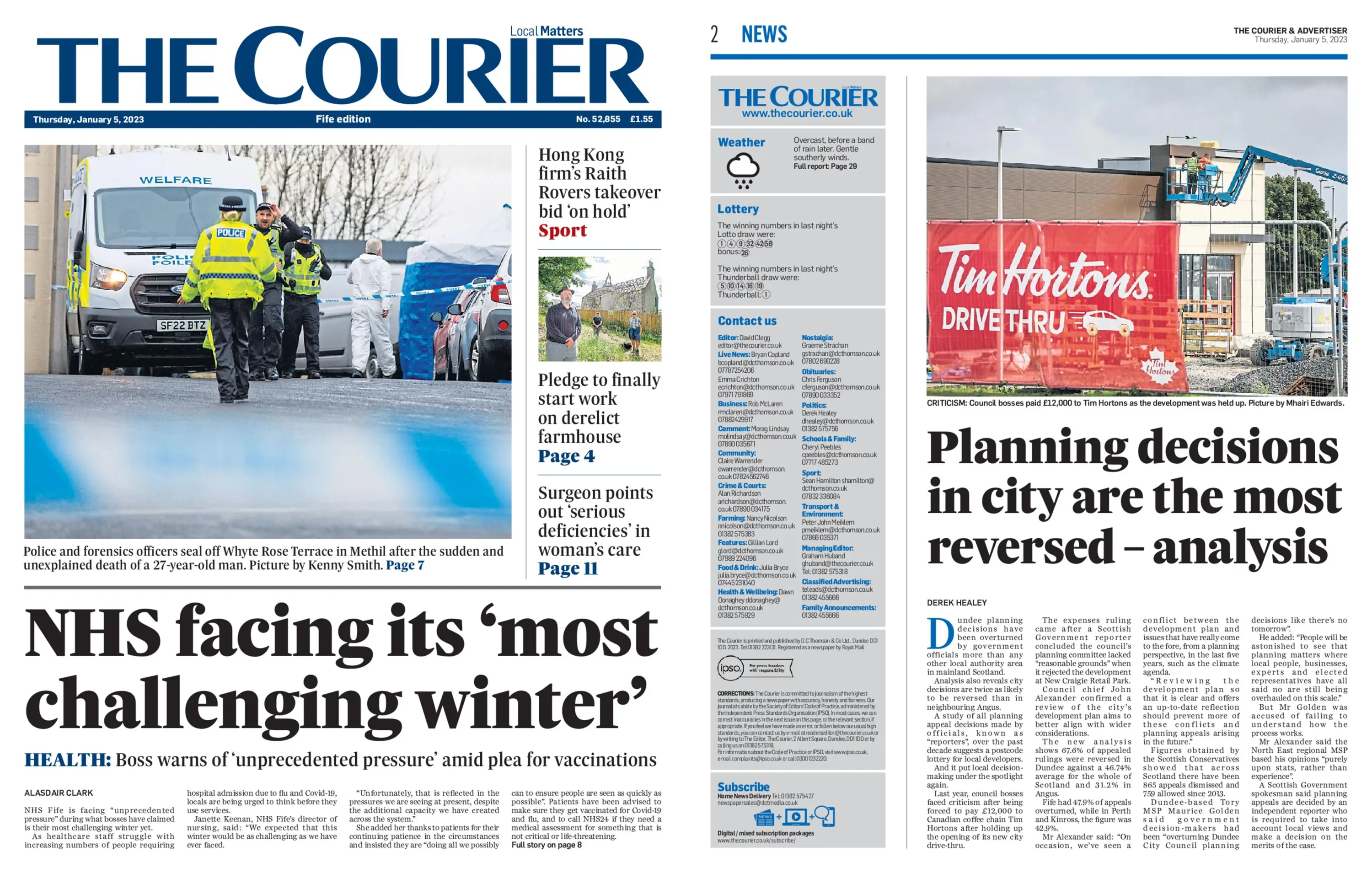 The Courier Fife January 05, 2023 / AvaxHome