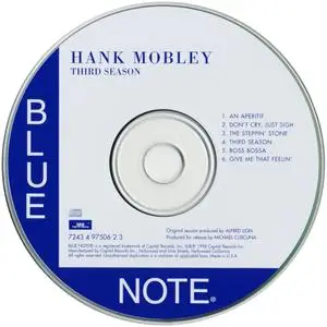 Hank Mobley - Third Season (1967) {Blue Note 97506, Connoisseur CD Series rel 1998}