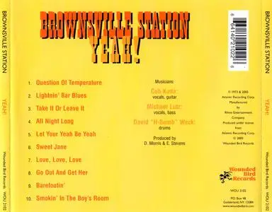 Brownsville Station - Yeah! (1973) {Wounded Bird Records WOU 2102 rel 2005}