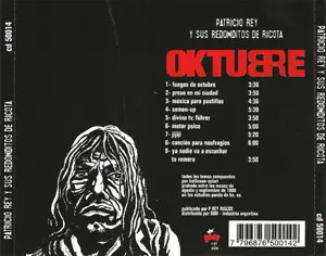 Patricio Rey Y Sus Redonditos De Ricota - Oktubre (1986) [P Rey Discos DBN CD 50014, 2001]
