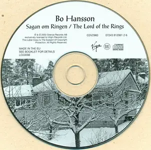 Bo Hansson - Music Inspired By The Lord Of The Rings (1970, reissue 2002) [Repost]