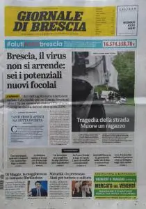Giornale di Brescia - 7 Maggio 2020