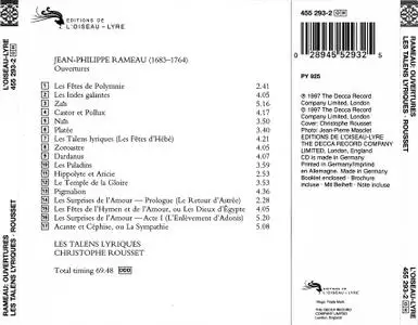 Christophe Rousset, Les Talens Lyriques - Rameau: Overtures (1997)