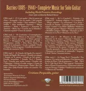 Cristiano Porqueddu - Agustin Barrios Mangoré: Complete Music for Solo Guitar (2010)