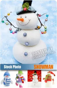 UHQ Stock Photo - Snowman