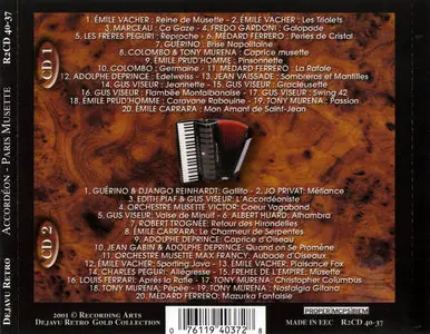VA - Accordeon: Paris Musette (2001) 2 CD Deluxe Edition