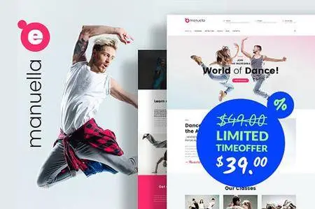 Emanuella v1.0.0 - Dance School Wordpress Theme - CM 1838933