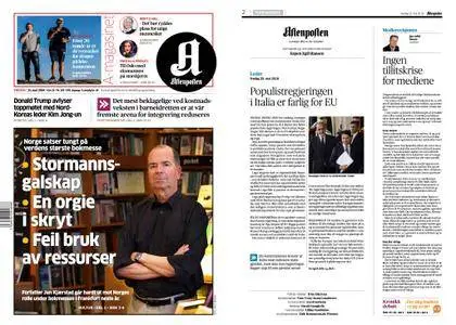 Aftenposten – 25. mai 2018