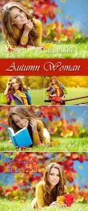 Stock Photo - Beautiful Autumn Woman