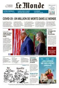 Le Monde du Mardi 29 Septembre 2020
