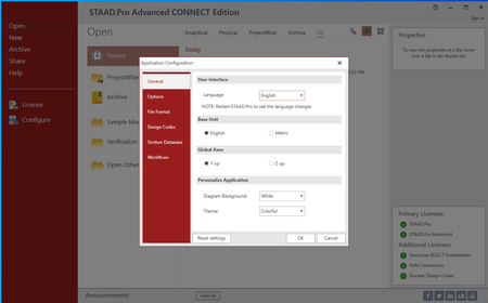 STAAD.Pro CONNECT Edition V22 Update 7