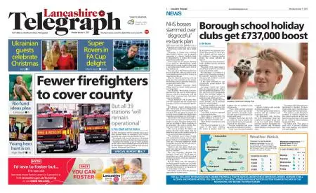 Lancashire Telegraph (Blackburn, Darwen, Hyndburn, Ribble Valley) – January 09, 2023