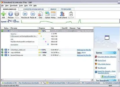 Download Accelerator Plus 8.6 Portable