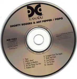 Art Pepper and Shorty Rogers - Popo (1951) {Xanadu Records ‎XCD1223 rel 1994}