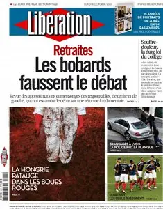 Liberation, du 11 Octobre 2010