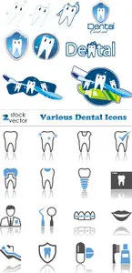 Vectors - Various Dental Icons