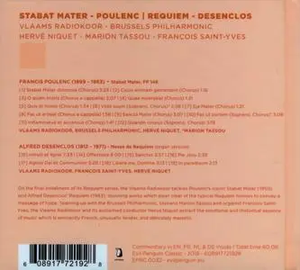 Hervé Niquet, Vlaams Radiokoor - Francis Poulenc: Stabat Mater; Alfred Desenclos: Requiem (2019)