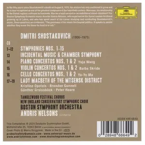 Andris Nelsons, Boston Symphony Orchestra - Dmitri Shostakovich:  Symphonies, Concertos, Lady Macbeth of Mtsensk [19CDs] (2025)