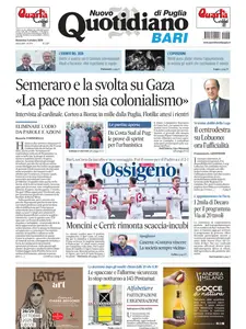 Quotidiano di Puglia Bari - 5 Ottobre 2025