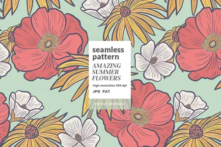 EE - Amazing Summer Flowers Pattern 2UMAKML