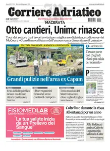 Corriere Adriatico Macerata - 4 Giugno 2025
