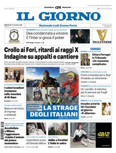 Il Giorno - 5 Novembre 2025