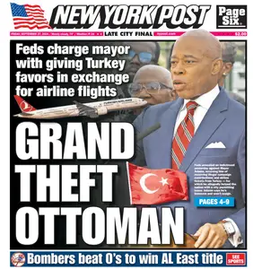 New York Post - September 27, 2024