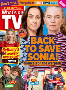 What's on TV - 21 September 2024