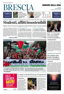 Corriere della Sera Brescia - 18 Settembre 2025