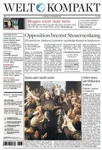 Die Welt Kompakt vom 08. November 2011