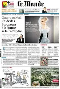 Le Monde du Jeudi 24 Janvier 2013