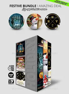 GraphicRiver - Festive Flyer Bundle V2