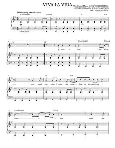 Viva La Vida - Chris Mann (Piano Vocal)