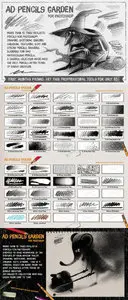 The Pencils Garden Brushes