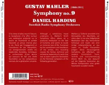 Swedish Radio Symphony Orchestra & Daniel Harding - Mahler: Symphony No. 9 (2018)