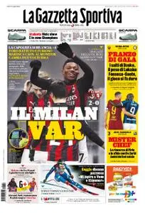 La Gazzetta dello Sport Roma – 10 gennaio 2021