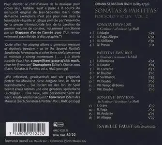 Isabelle Faust  - Bach: Sonatas & Partitas Vol. 2 (2012) [Official Digital Download 24/96]