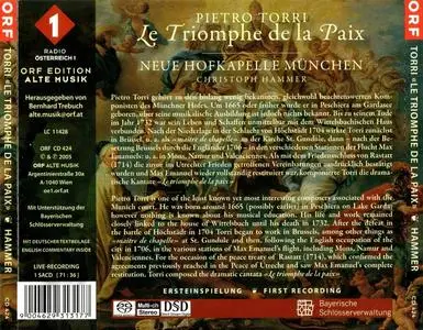 Christoph Hammer, Neue Hofkapelle München - Pietro Torri: Le Triomphe de la Paix (2005)
